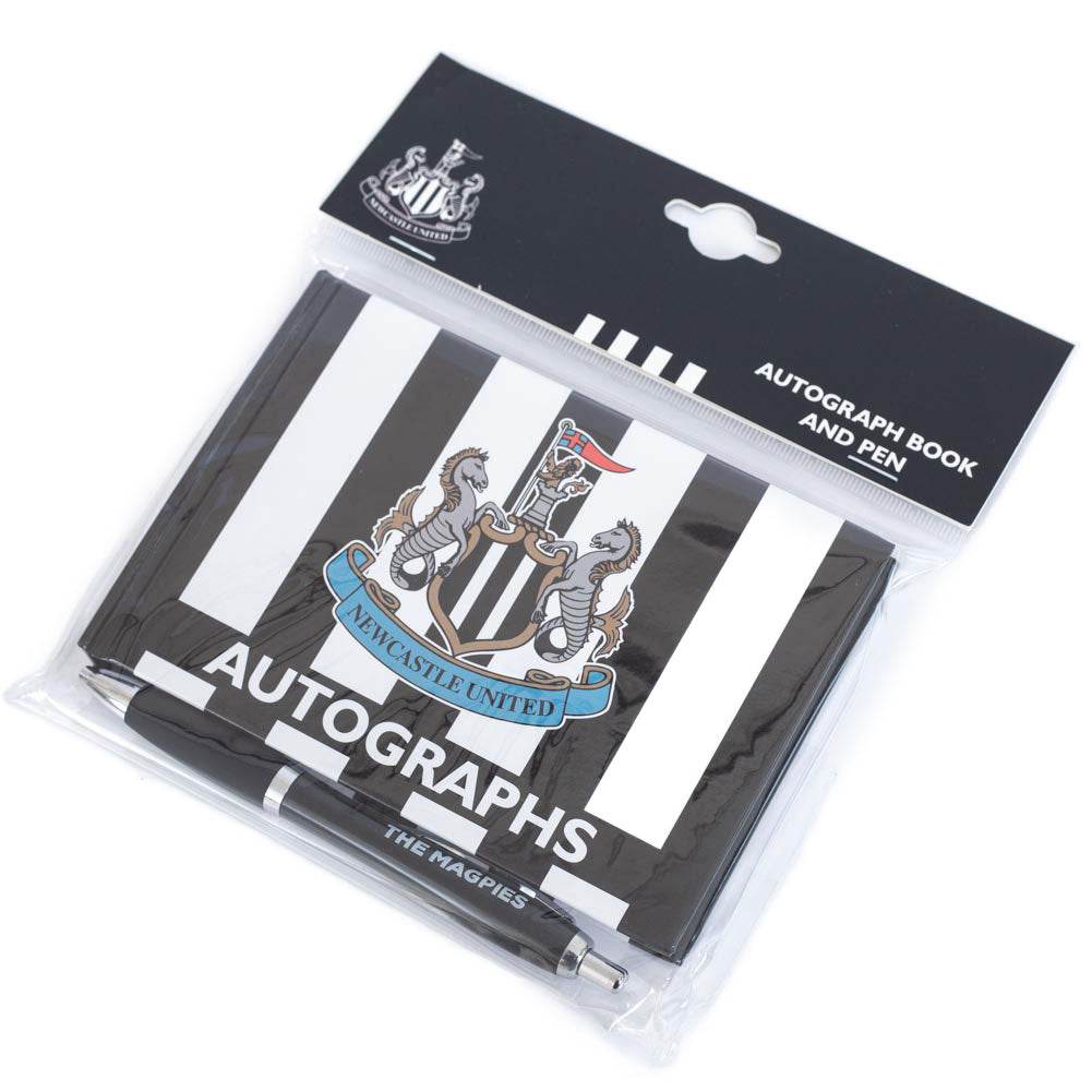 Newcastle United FC Autograph Book & Pen - Gift Arch