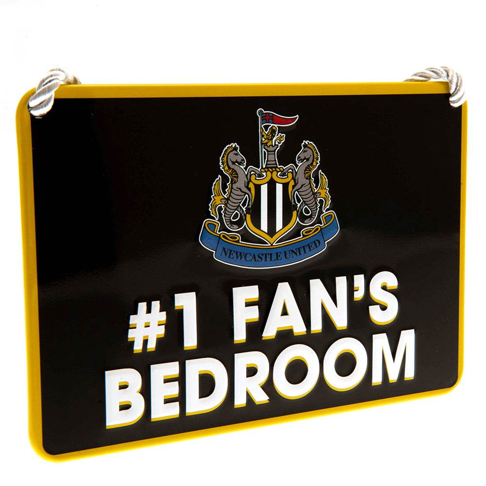 Newcastle United FC Bedroom Sign No1 Fan - Gift Arch