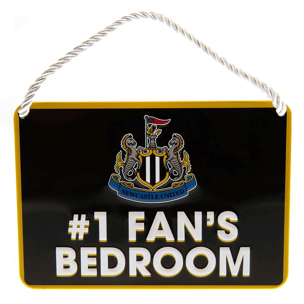 Newcastle United FC Bedroom Sign No1 Fan - Gift Arch