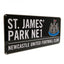 Newcastle United FC Colour Street Sign - Gift Arch