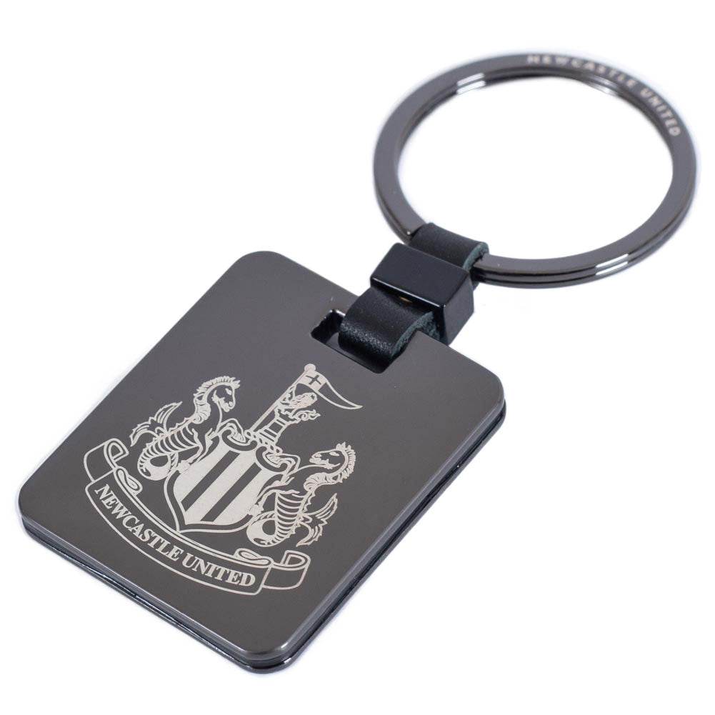 Newcastle United FC Galvanised Keyring - Gift Arch