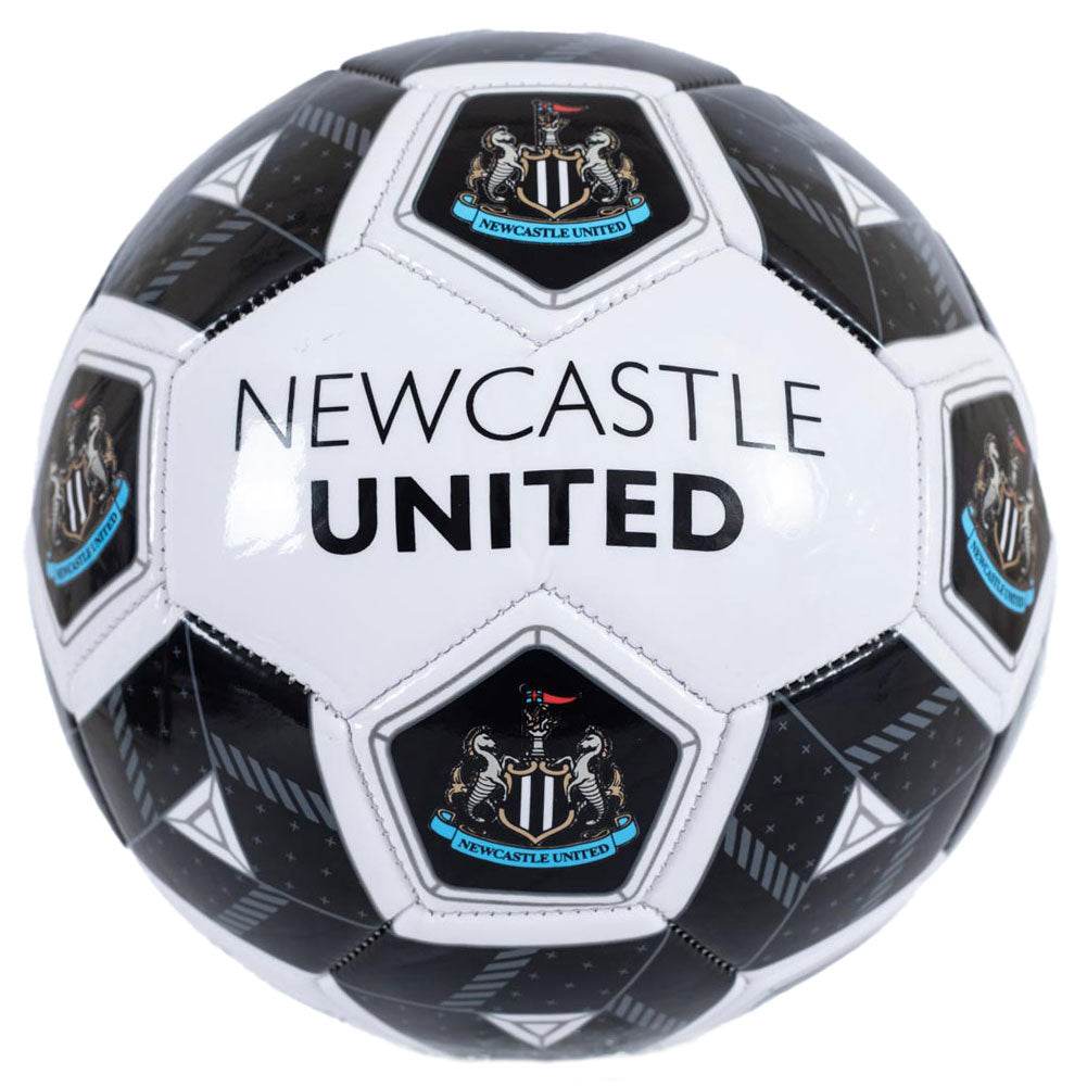 Newcastle United FC Hex Size 3 Football - Gift Arch