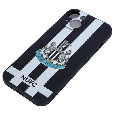 Newcastle United FC iPhone 15 Striped Silicone Case - Gift Arch