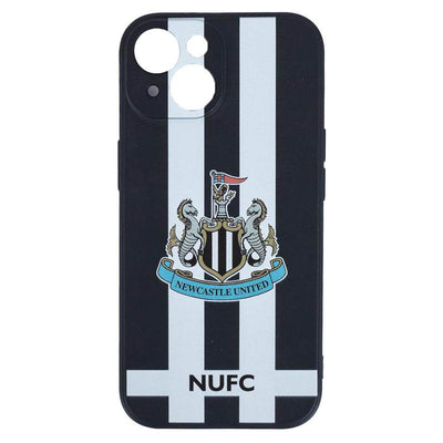 Newcastle United FC iPhone 15 Striped Silicone Case - Gift Arch