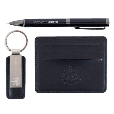 Newcastle United FC Leather Wallet, Fob & Pen Set - Gift Arch