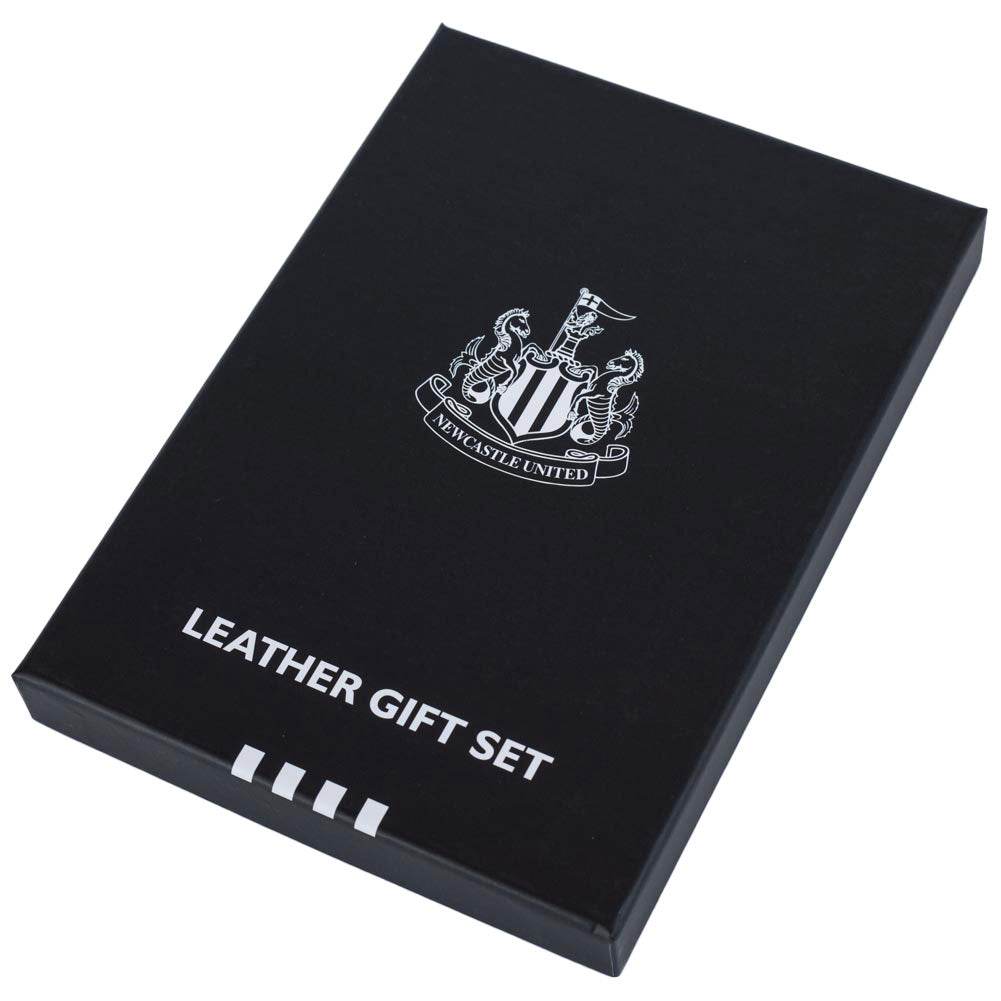 Newcastle United FC Leather Wallet, Fob & Pen Set - Gift Arch