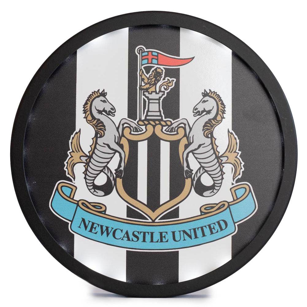 Newcastle United FC Metal LED Logo Sign - Gift Arch
