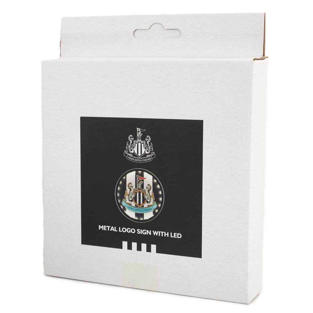 Newcastle United FC Metal LED Logo Sign - Gift Arch
