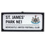Newcastle United FC Metal LED Street Sign - Gift Arch