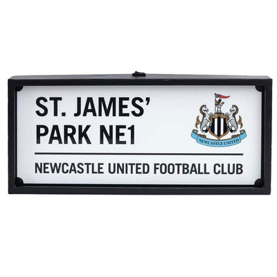Newcastle United FC Metal LED Street Sign - Gift Arch
