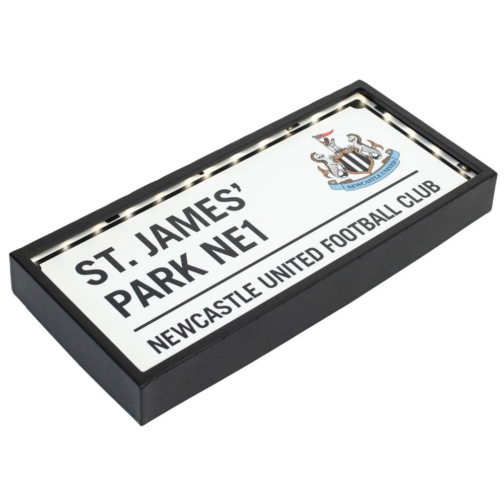 Newcastle United FC Metal LED Street Sign - Gift Arch