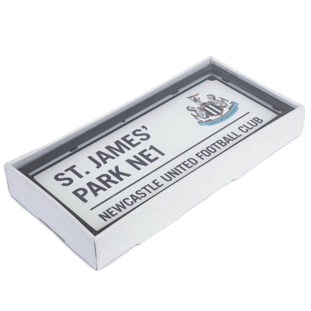 Newcastle United FC Metal LED Street Sign - Gift Arch