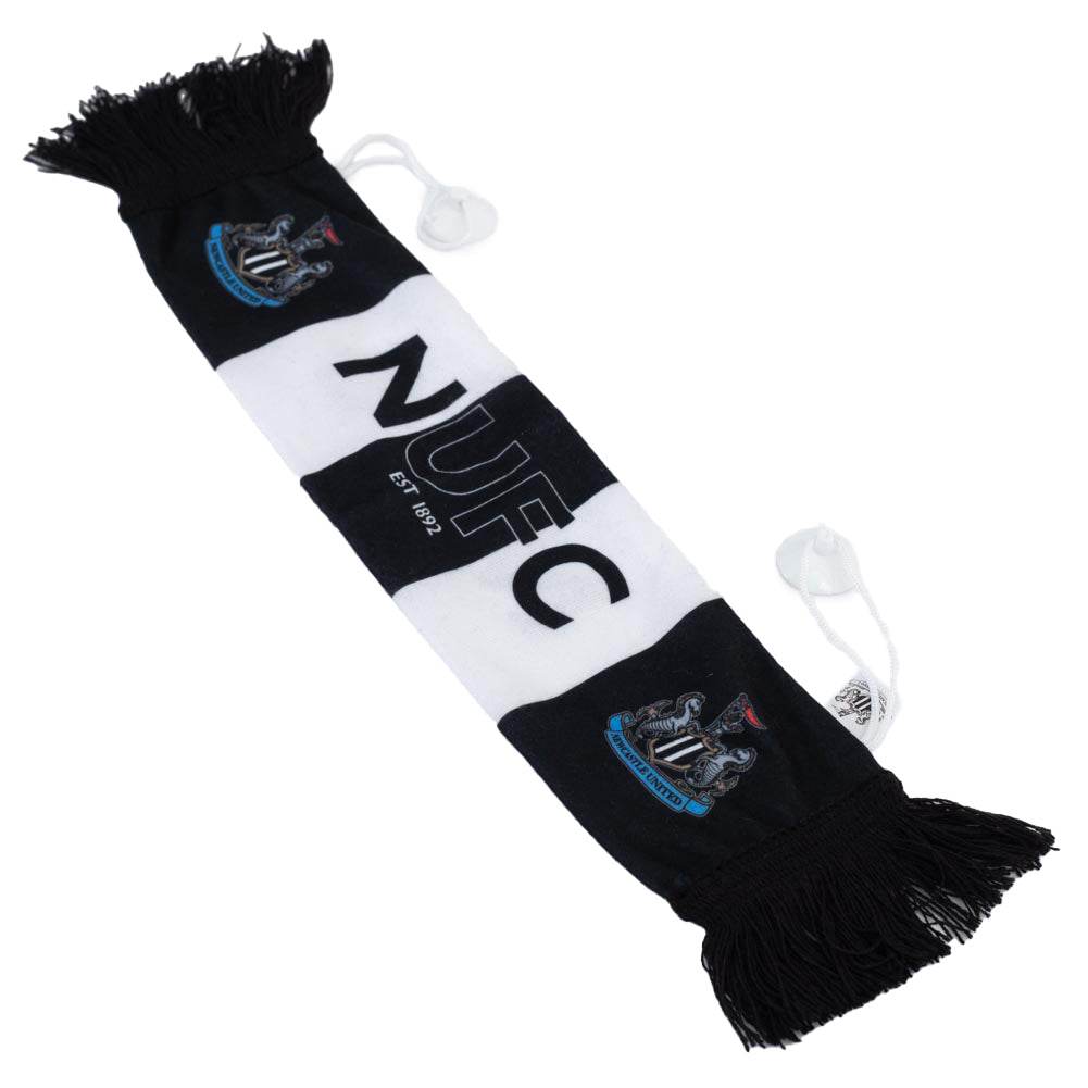 Newcastle United FC Mini Car Bar Scarf - Gift Arch