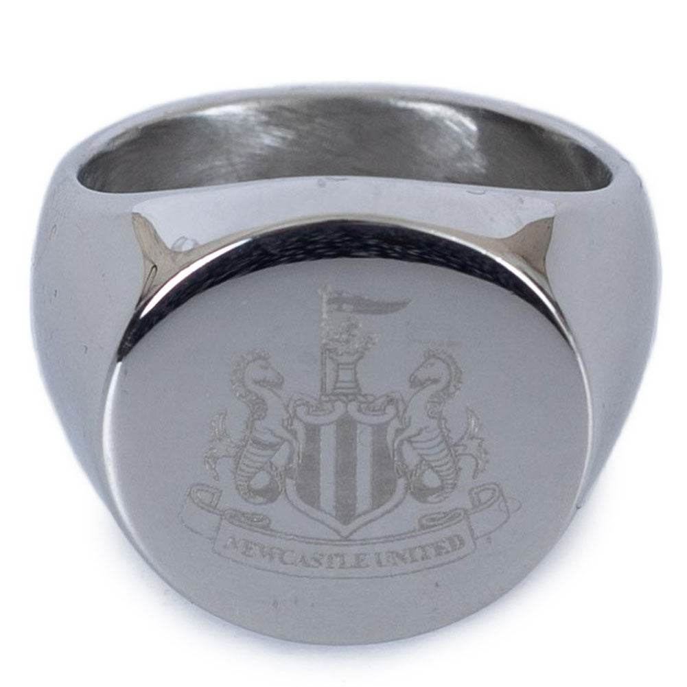 Newcastle United FC Round Signet Ring Large - Gift Arch