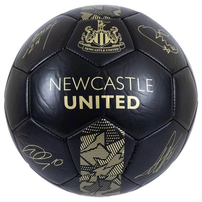 Newcastle United FC Sig Gold Phantom Football - Gift Arch