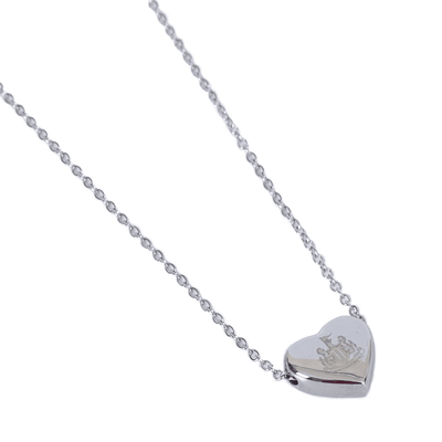 Newcastle United FC Stainless Steel Heart Necklace - Gift Arch