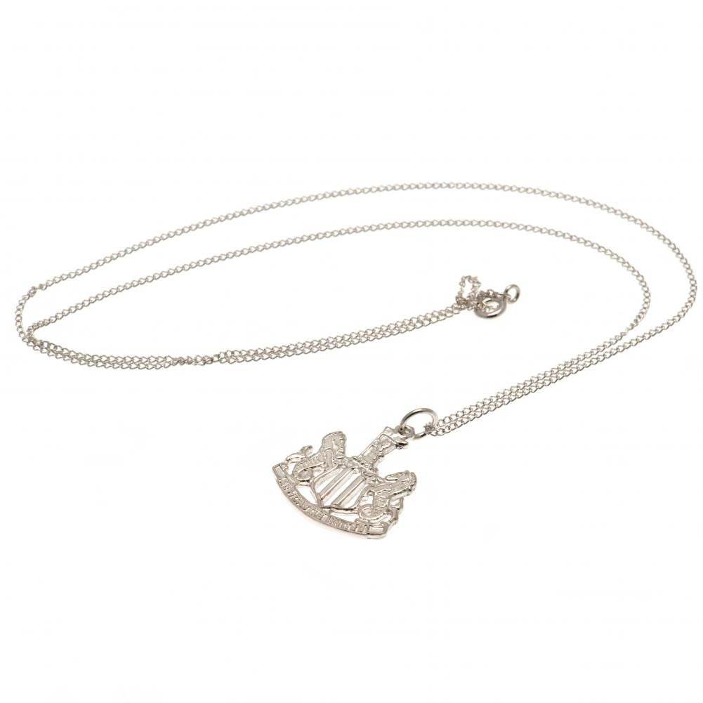Newcastle United FC Sterling Silver Pendant & Chain - Gift Arch