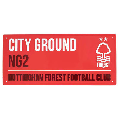 Nottingham Forest FC Colour Street Sign - Gift Arch