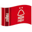 Nottingham Forest FC Wordmark Flag - Gift Arch