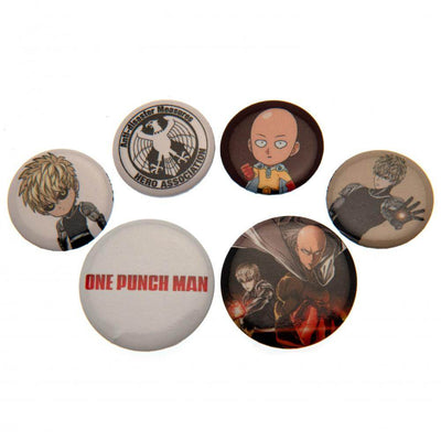 One Punch Man Button Badge Set - Gift Arch