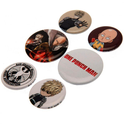 One Punch Man Button Badge Set - Gift Arch
