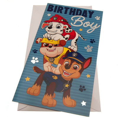 Paw Patrol Birthday Card Boy - Gift Arch