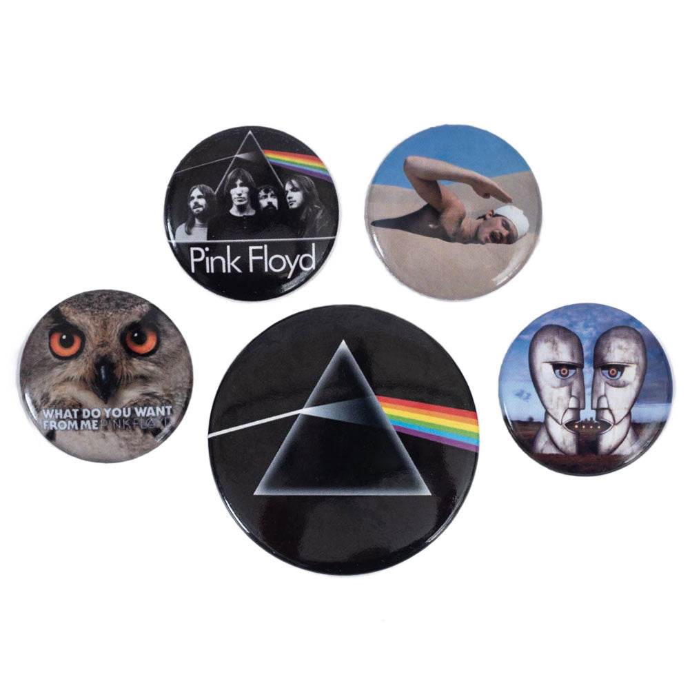 Pink Floyd Classic Button Badge Set - Gift Arch