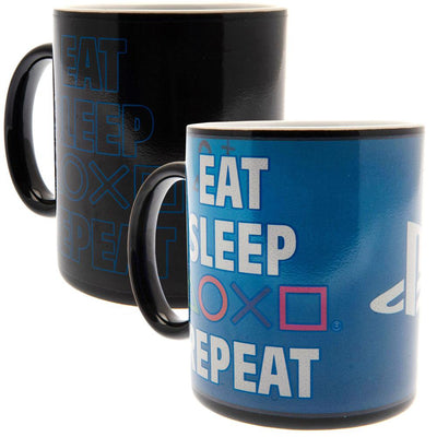 PlayStation Heat Changing Mug Repeat - Gift Arch