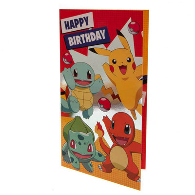 Pokemon Birthday Card - Gift Arch