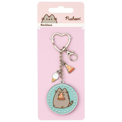 Pusheen Charm Keyring Pizza - Gift Arch