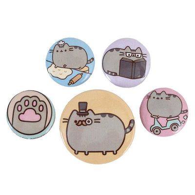 Pusheen Fancy Button Badge Set - Gift Arch