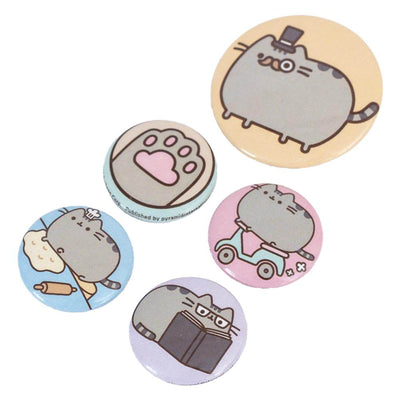 Pusheen Fancy Button Badge Set - Gift Arch
