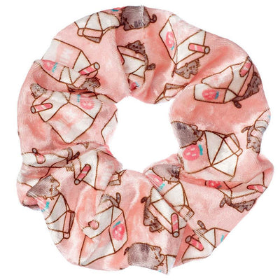 Pusheen Milkshake Hair Scrunchie - Gift Arch