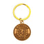 Rangers FC Antique Gold Ready Crest Keyring - Gift Arch