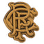 Rangers FC Antique Gold Scroll Crest Badge - Gift Arch