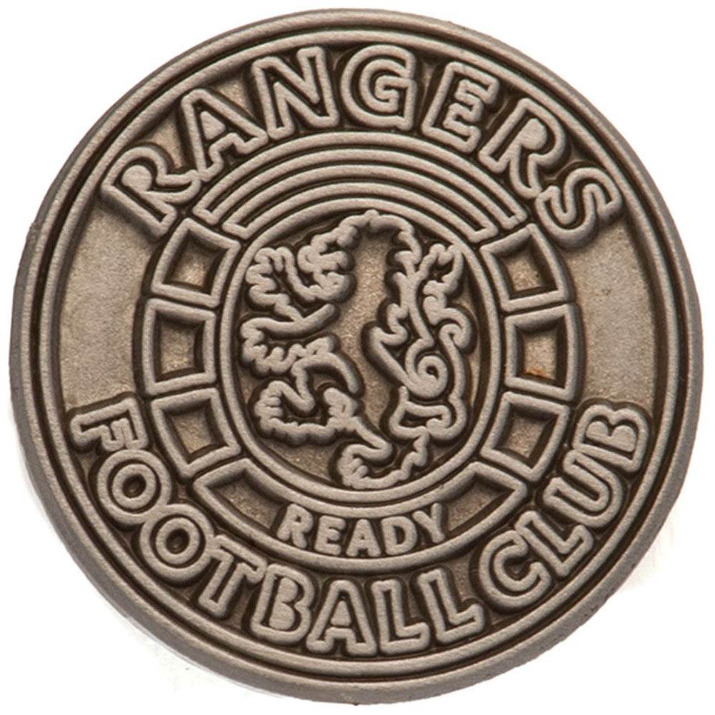Rangers FC Antique Silver Ready Crest Badge - Gift Arch