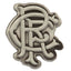 Rangers FC Antique Silver Scroll Crest Badge - Gift Arch