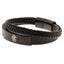 Rangers FC Black IP Leather Bracelet - Gift Arch