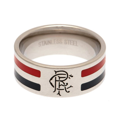 Rangers FC Colour Stripe Ring Large - Gift Arch