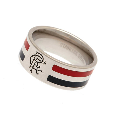 Rangers FC Colour Stripe Ring Large - Gift Arch