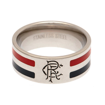Rangers FC Colour Stripe Ring Medium - Gift Arch