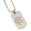 Rangers FC Engraved Dog Tag & Chain - Gift Arch
