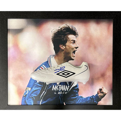 Rangers FC Laudrup Signed Boot (Framed) - Gift Arch