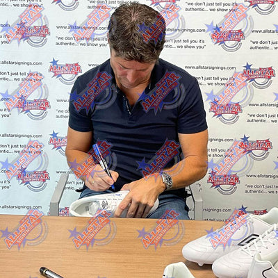 Rangers FC Laudrup Signed Boot (Framed) - Gift Arch