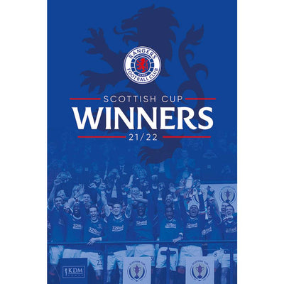 Rangers FC Poster Scottish Cup Winners 13 - Gift Arch