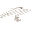 Rangers FC Scroll Crest Stainless Steel Pendant & Chain - Gift Arch