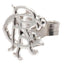 Rangers FC Scroll Crest Sterling Silver Stud Earring - Gift Arch