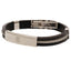 Rangers FC Silver Inlay Silicone Bracelet - Gift Arch