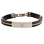 Rangers FC Silver Inlay Silicone Bracelet - Gift Arch