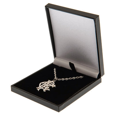 Rangers FC Silver Plated Boxed Pendant - Gift Arch